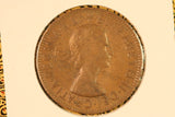 1963 - Australia Penny - Pealing Error on Reverse - gEF