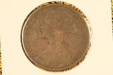 1866 - UK British Penny - F