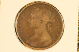 1891 - UK British Penny - Some Corrosion - aVF