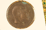 1902 - UK British Penny - aEF / Verdigris