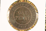 1912 - Australia Penny - aF / Problem Coin