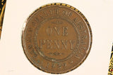 1929 - L - Australia Penny - aVF / Rim Bump