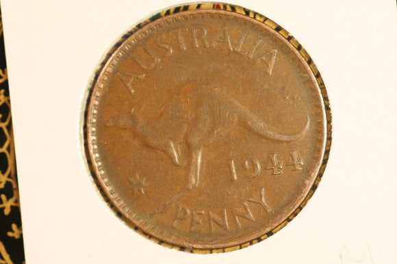 1944 - M - Australia Penny - gF / Problem