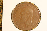 1952 - A. - Australia Penny - Mintmark Wide (R6), Die Crack at 'NN' - VF