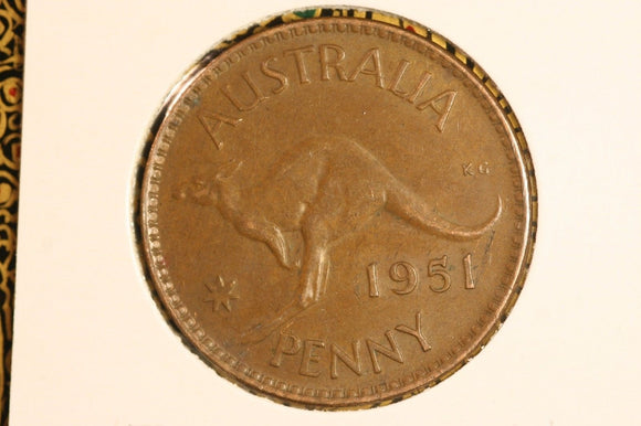 1951 - M - Australia Penny - gVF