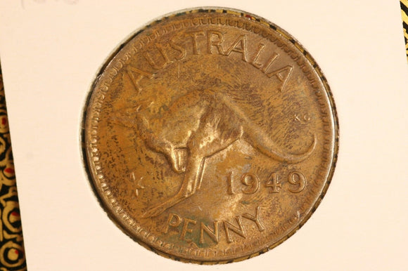 1949 -  Australia Penny - Cleaned - EF