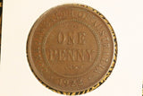 1922 - I - Australia Penny - Indian Obverse - F