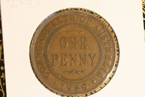 1928 - Australian Penny - aF