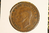 1944 - Y. - Australia Penny - Die Crack across 'PENNY' - F