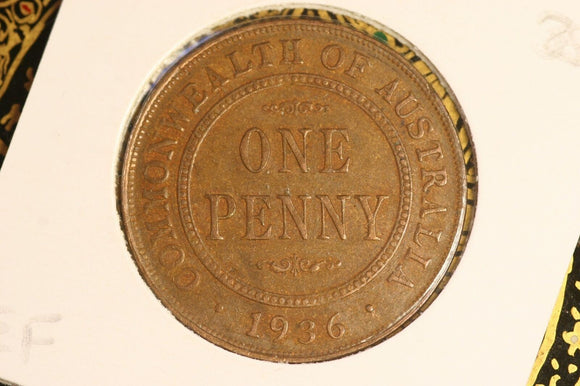 1936 - Australian Penny - Cleaned? - EF