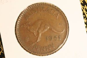 1951 - M - Australia Penny - aVF