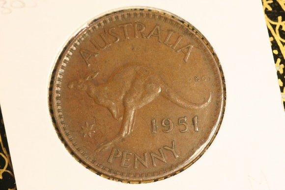 1951 - M - Australia Penny - aVF