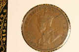 1934 - Australia Penny - Pealing Errors near Crown - aF