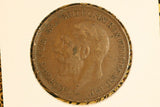 1927 - UK British Penny - VF / Problem Coin