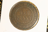 1912 - Australia Penny - aF / Problem Coin