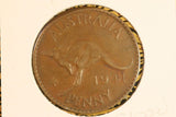 1941 - Australia Penny - Clipped Planchette - gF