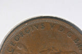 1927 -  L - Australian Penny - Diecracks 'IVS' & 'F.D.'