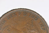 1927 -  L - Australian Penny - Diecracks 'IVS' & 'F.D.'