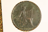 1898 - UK British Penny - VF / Buckled / Corrosion