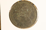 1885 - British Penny - aF / Corrosion