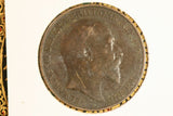 1908 - UK British Penny - VF / Grotty