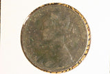 1879 - British Penny - aF / Heavy Corrosion