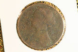 1876 - UK British Penny - G / Corrosion