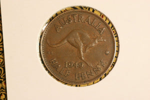 1949 - Australian Halfpenny - VF