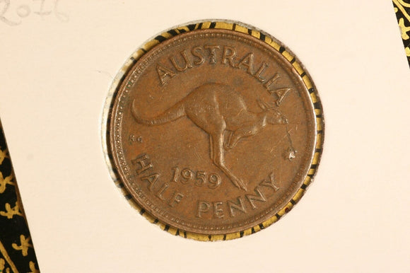 1959  - Australian H'Penny - gVF.