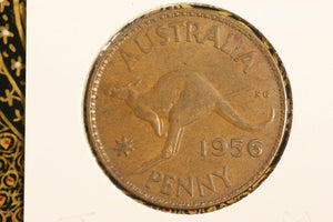 1956 M - Australian Penny - aEF.