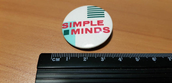 Simple Minds Badge  - Genuine