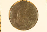 1875 - UK British Penny - Large Date - F