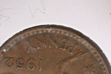 1952 - M - Australia Penny - PENNY Doubled - gF