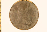 1876 - H - UK British Penny - gF