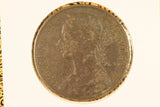 1882 - UK British Penny - Corrosion / F