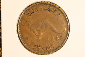 1945 - Australia Penny - F