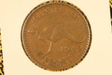 1942 - Y. - Australia Penny - Diecrack Rim to PE to Star (R6) - aVF