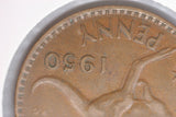 1950 - M - Australia Penny - Date Doubled (R5) - aVF