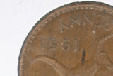 1951 - M - Australia Penny - '9' Doubled (R5) - aVF