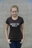 Women's - Genuine Import - Unfuck The World T-shirt