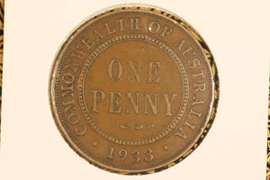 1933  - Aust Penny - F.