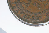 1927 - L - Australia Penny - Diecrack thru AUSTRALIA - F