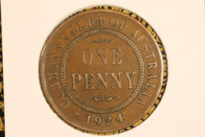 1924 - L - Australia Penny - gF