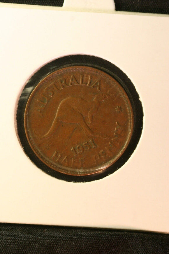 1951 - Y. - Australia Halfpenny - aVF