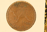 1944 - Y. - Australia Penny - Pealing Error, Low Mintmark (R5) - gF / Problem