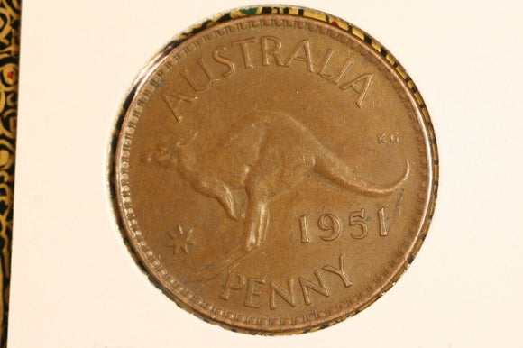 1951 - M - Australia Penny - gVF