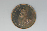 1926 - Australia Halfpenny - Diecrack 'COMMONWE' 'AUSTR' & Date - VF / Corrosion