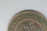 1926 - Australia Halfpenny - Diecrack 'COMMONWE' 'AUSTR' & Date - VF / Corrosion