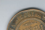 1933 - Australia Penny - Overdate - F / Some Corrosion