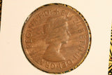 1964 - Y. - Australian Penny - Slanted 6 (R5) - aUNC